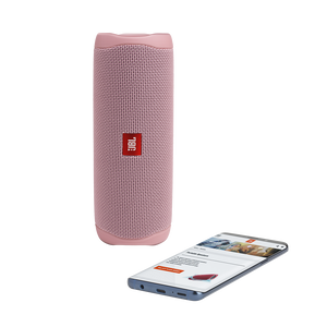 JBL Flip 5 - Pink - Portable Waterproof Speaker - Detailshot 2